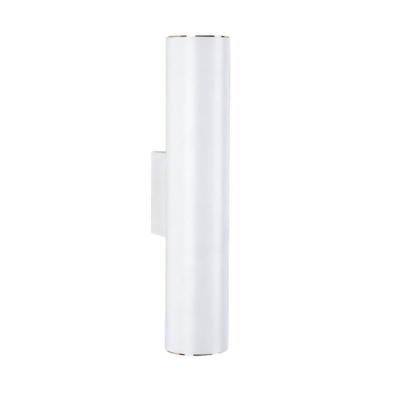 Sleek Minimalist Round Aluminum 2-Light Wall Sconce for Bedroom Décor
