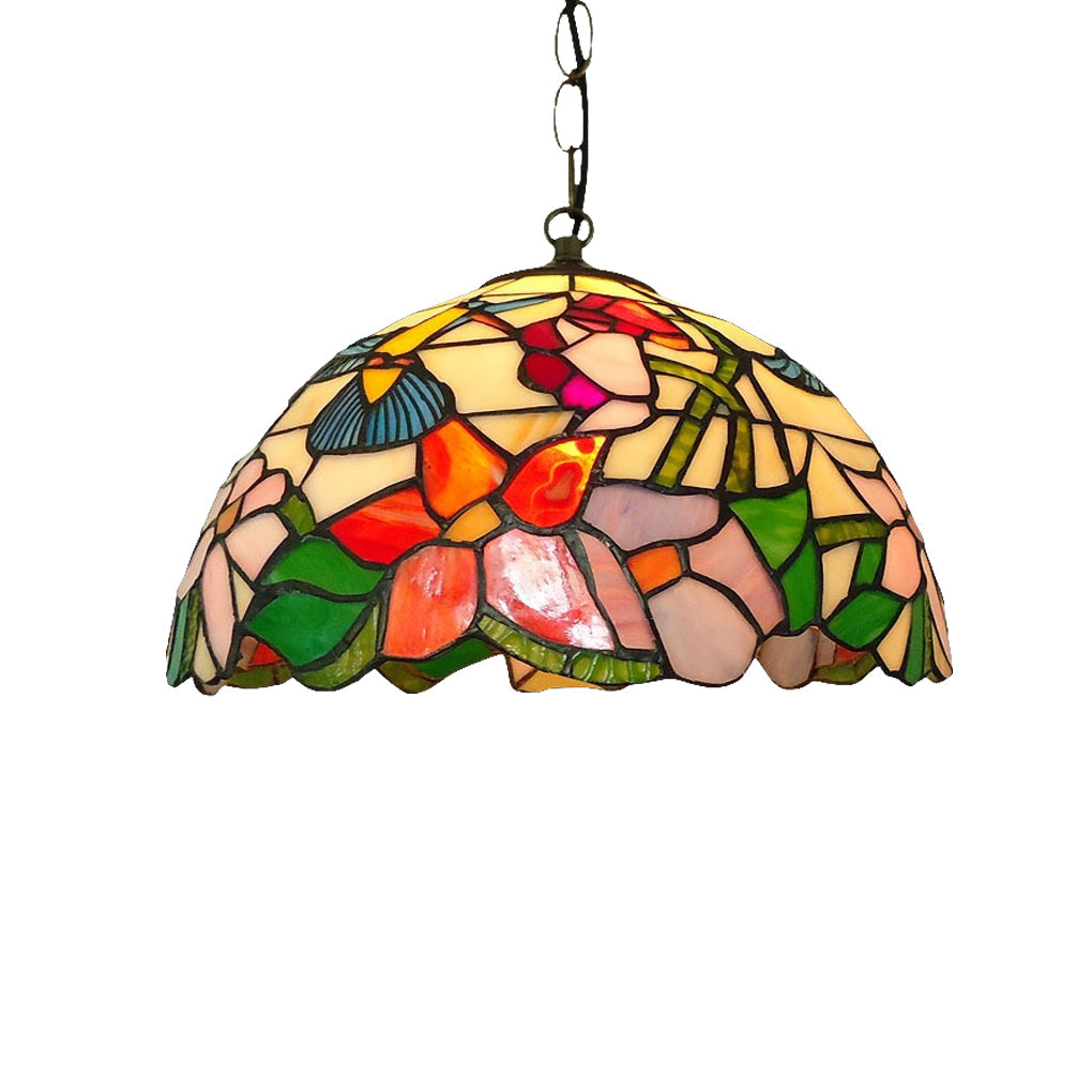 Colorful Handmade Baroque Glass Chandelier for Elegant Living Spaces