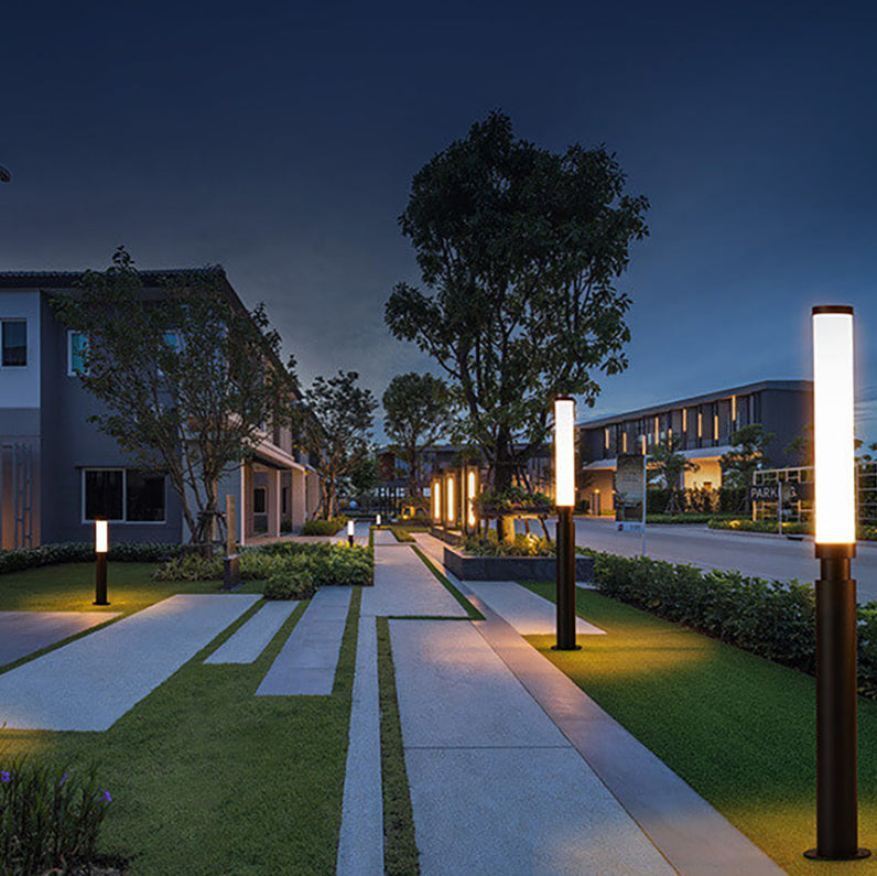 Contemporary Acrylic Waterproof LED Lawn Floor Lamp for Outdoor Use