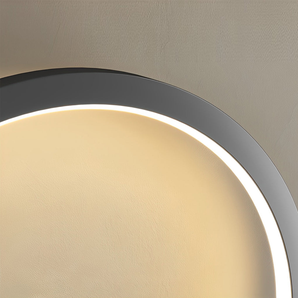 Nordic Round Stepless Dimming LED Wall Sconce Light for Living Room