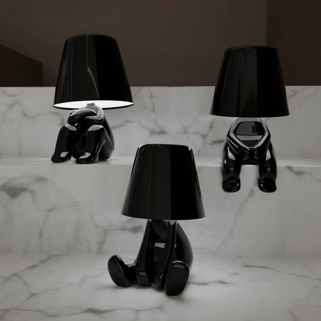 Elegant Black Metal Table Lamp Collection for Modern Living Spaces