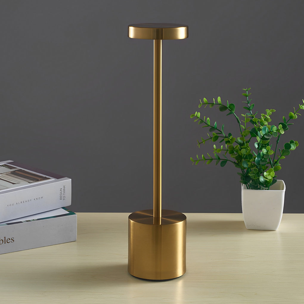 Modern Rechargeable LED Rod Table Lamp for Living Room Bedroom Decor