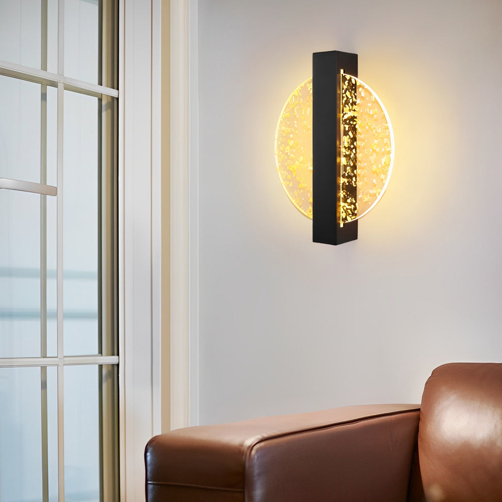 Nordic LED Wall Lamp, Round Square Semicircle Design for Bedroom Decor