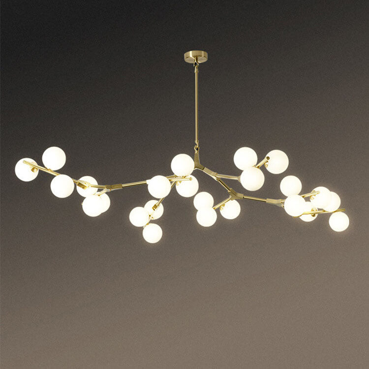 Modern Glass Chandelier with 12/18/24 Lights for Stylish Living Room