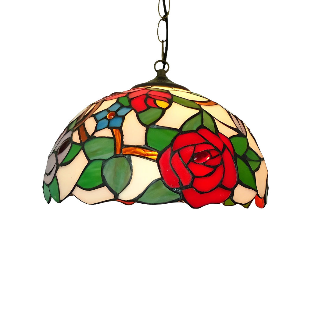 Colorful Handmade Baroque Glass Chandelier for Elegant Living Spaces