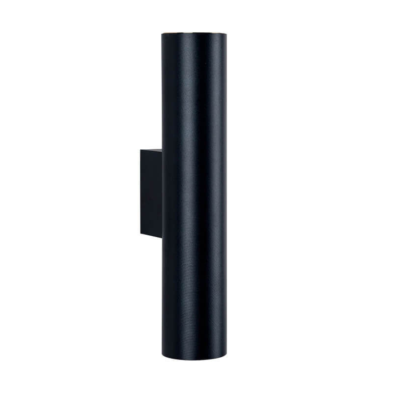 Sleek Minimalist Round Aluminum 2-Light Wall Sconce for Bedroom Décor