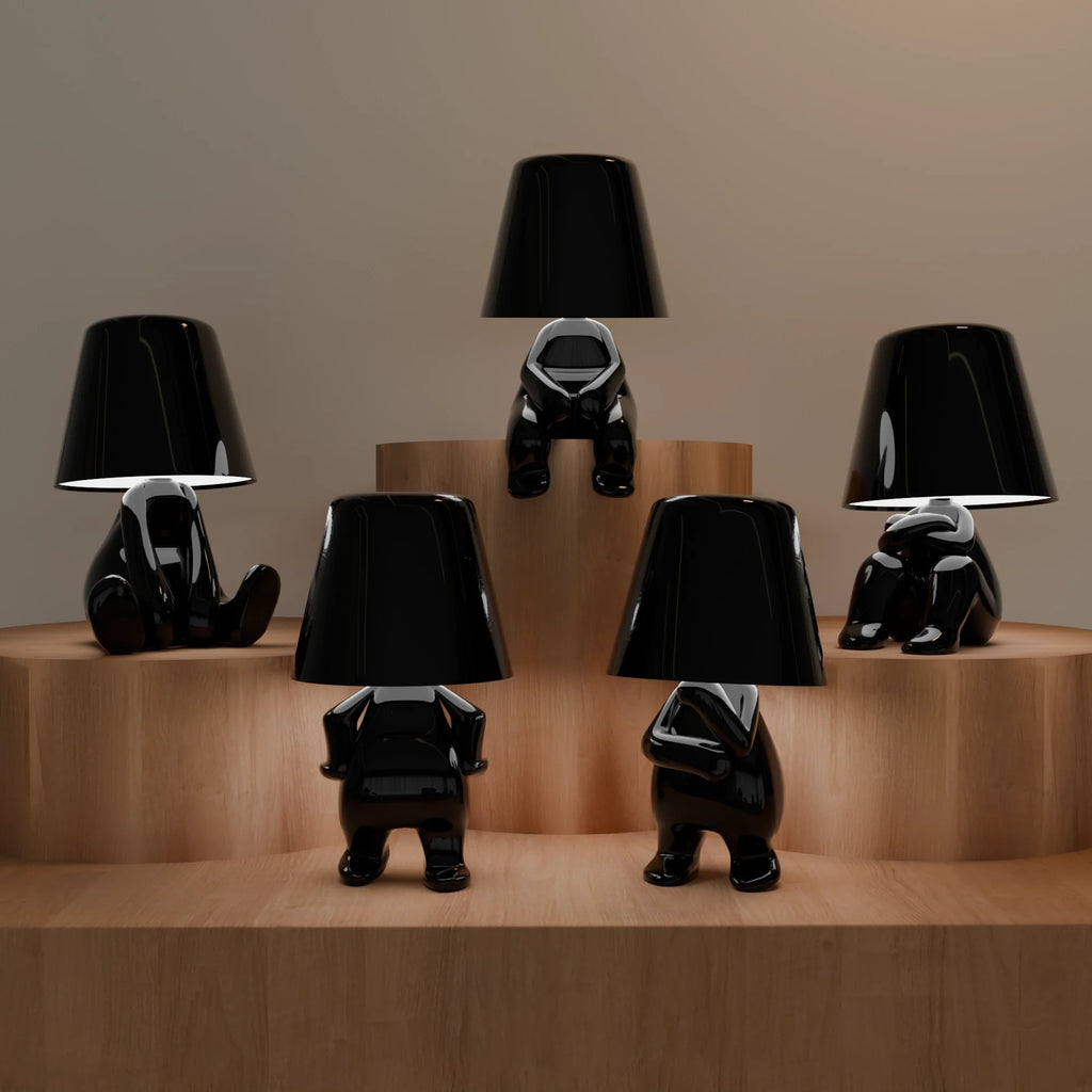 Elegant Black Metal Table Lamp Collection for Modern Living Spaces