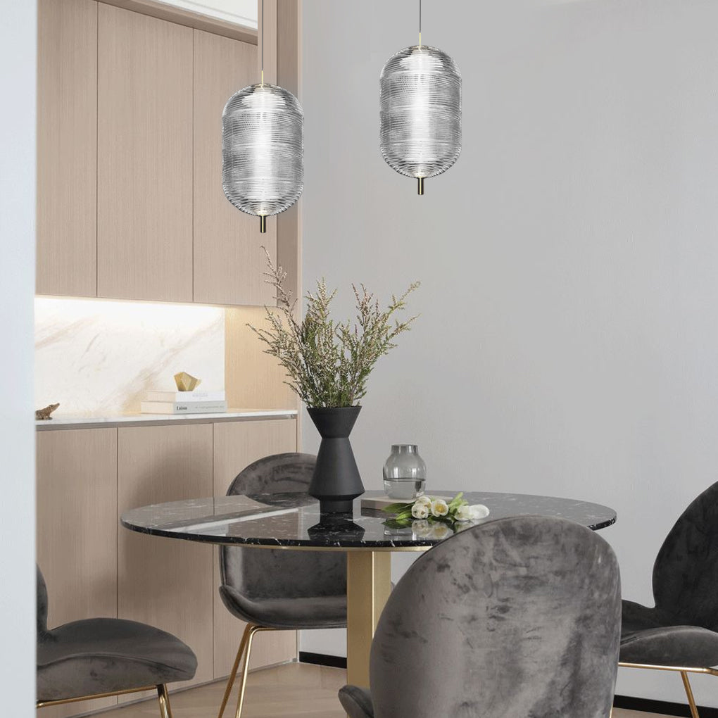 Nordic Black Iron LED Chandelier Pendant Light for Modern Living Room