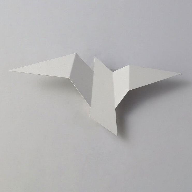 Modern Artistic Bird-Inspired Metal LED Wall Sconce for Living Room