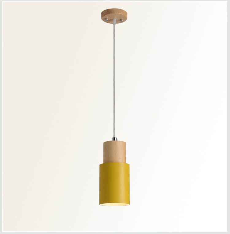 Sleek Nordic Cylinder Aluminum LED Pendant Light for Kitchen & Dining
