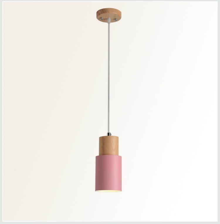 Sleek Nordic Cylinder Aluminum LED Pendant Light for Kitchen & Dining