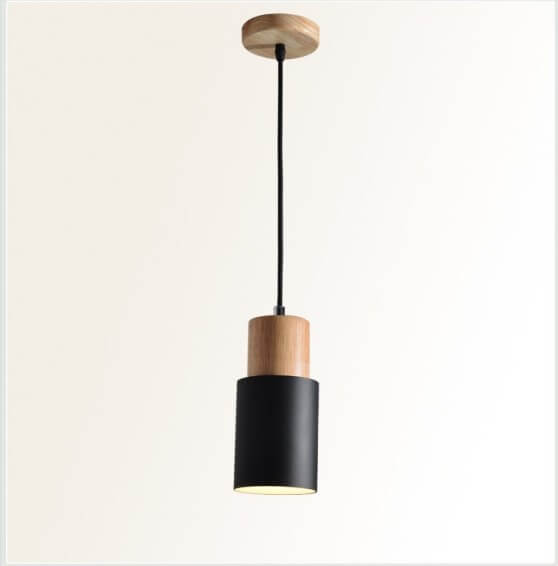 Sleek Nordic Cylinder Aluminum LED Pendant Light for Kitchen & Dining
