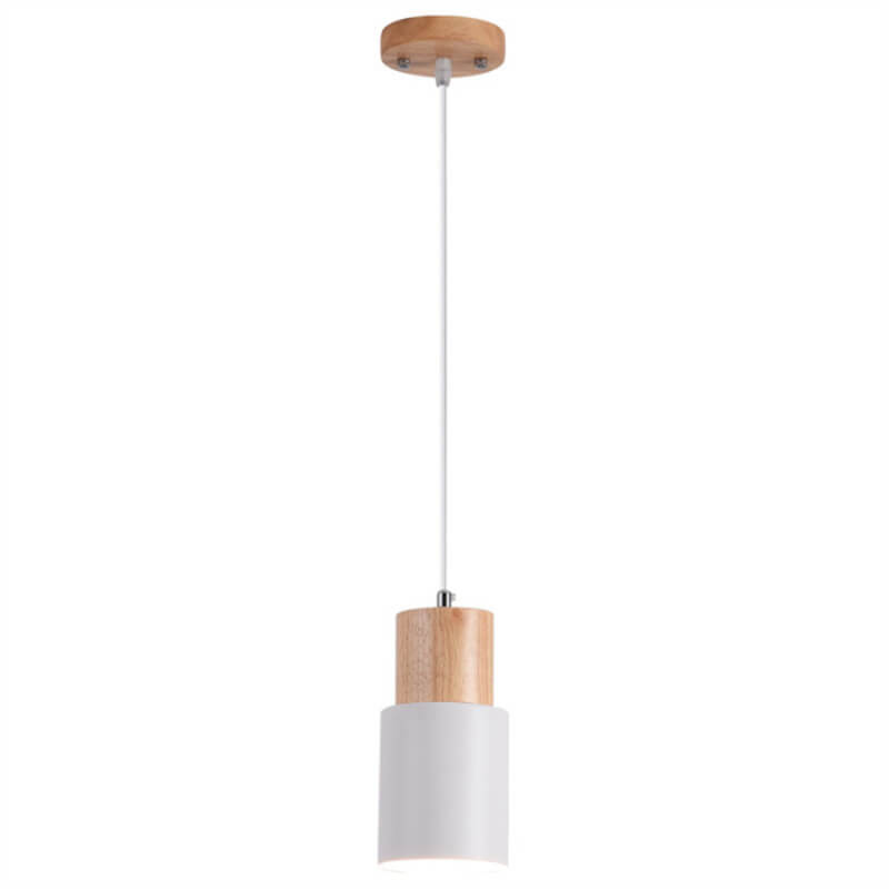 Sleek Nordic Cylinder Aluminum LED Pendant Light for Kitchen & Dining