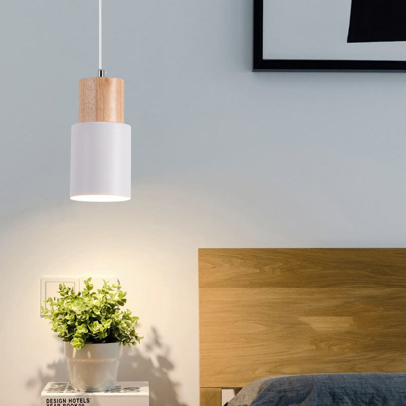 Sleek Nordic Cylinder Aluminum LED Pendant Light for Kitchen & Dining