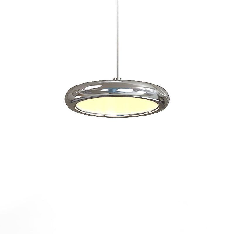 Sleek Stainless Steel LED Island Chandelier for Modern Living Room Design