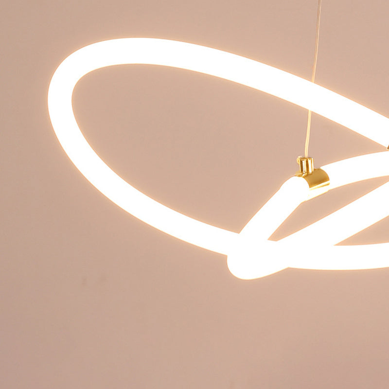 Nordic Style Acrylic LED Chandelier Pendant Light for Kitchen Island