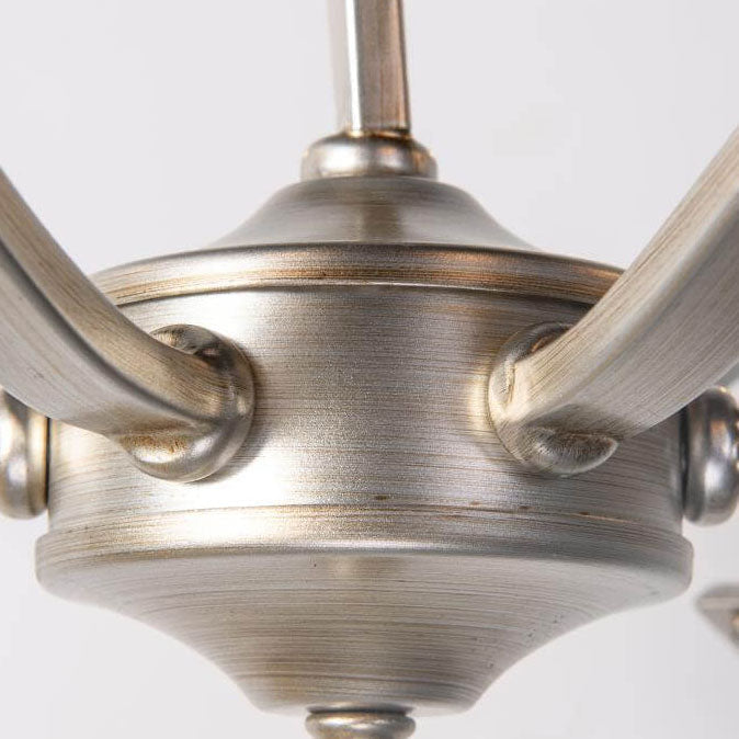 Elegant Gold Iron Frame Crystal Chandelier for Modern Living Spaces