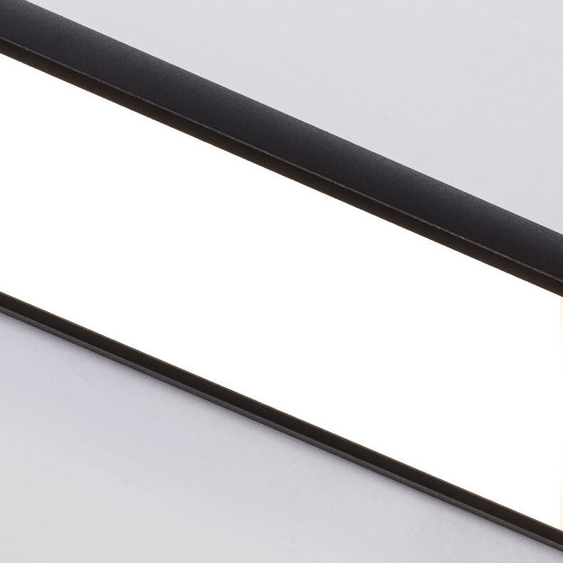 Sleek Black Aluminum LED Wall Sconce Lamp for Indoor Outdoor Use