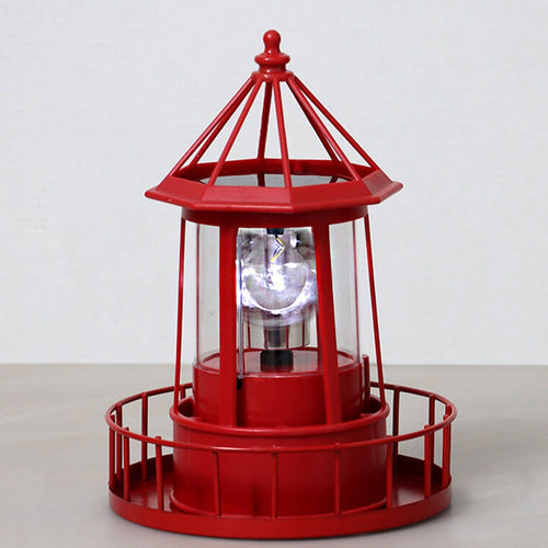 Colorful Solar-Powered Rotating Resin Garden LED Light for Outdoor Decor
