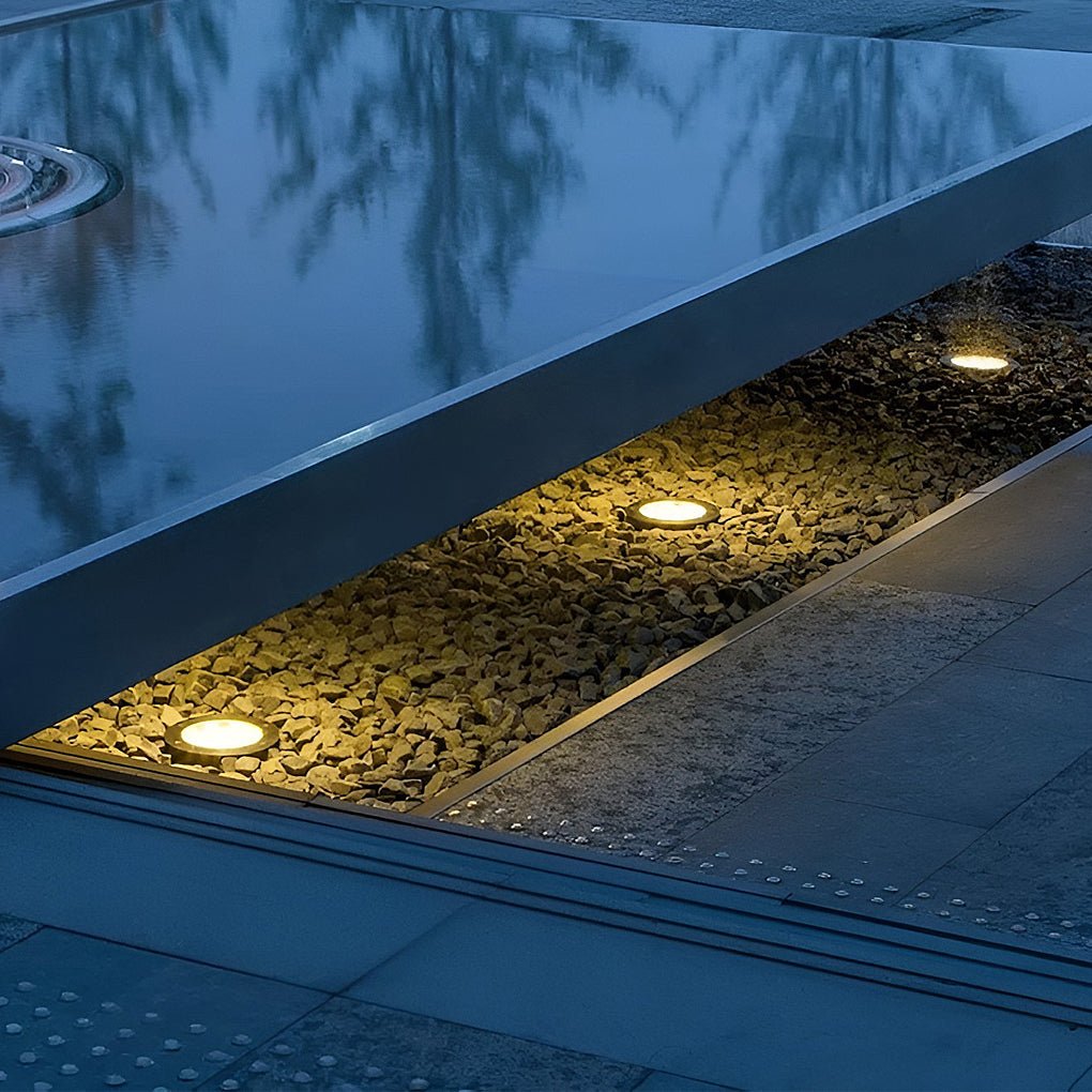 Waterproof In-Ground LED Paver Lights for Outdoor Patio Walkways