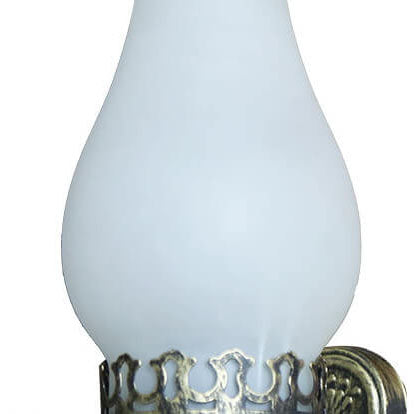 Vintage Industrial Black Metal Kerosene Wall Sconce Light for Hallway