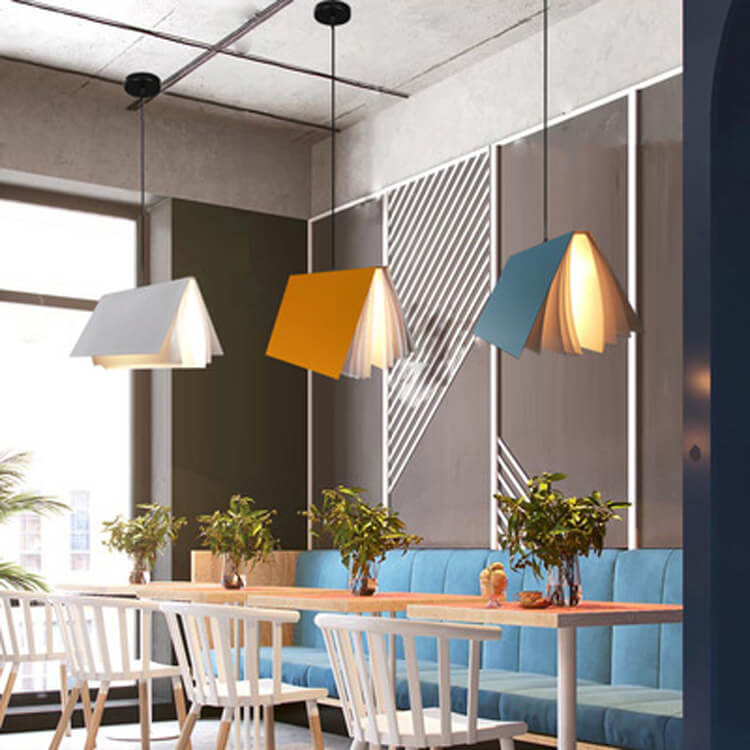 Elegant Metal and PVC Pendant Light Shade for Modern Home Decor