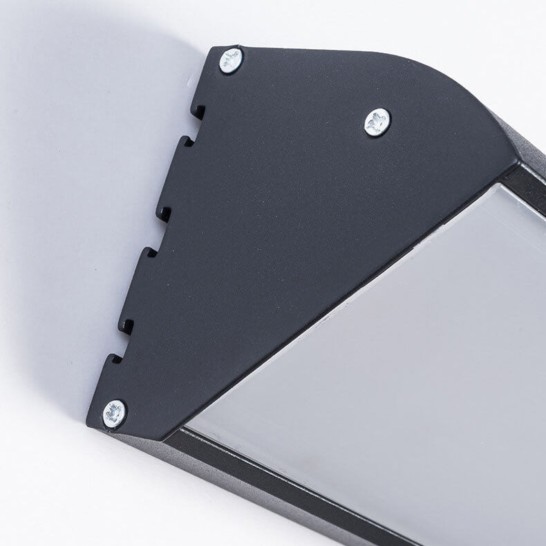 Sleek Black Aluminum LED Wall Sconce Lamp for Indoor Outdoor Use