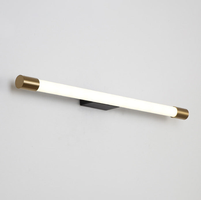 Minimalist Aluminum LED Wall Sconce Lamp in Thin Tube Design for Living Room