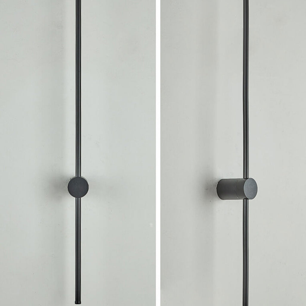 Stylish Minimalist Silver Aluminum LED Wall Sconce for Living Room Lighting
