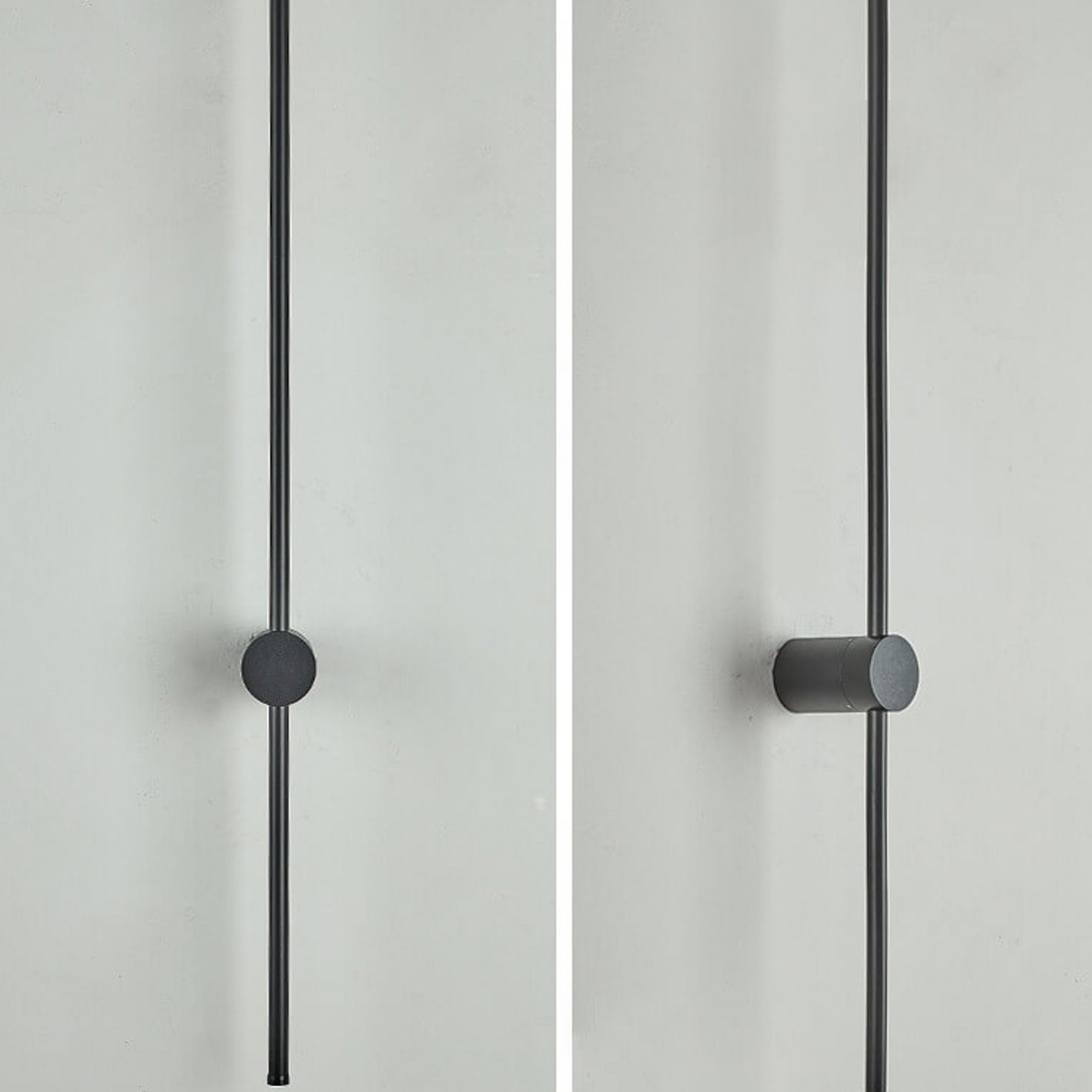 Stylish Minimalist Silver Aluminum LED Wall Sconce for Living Room Lighting