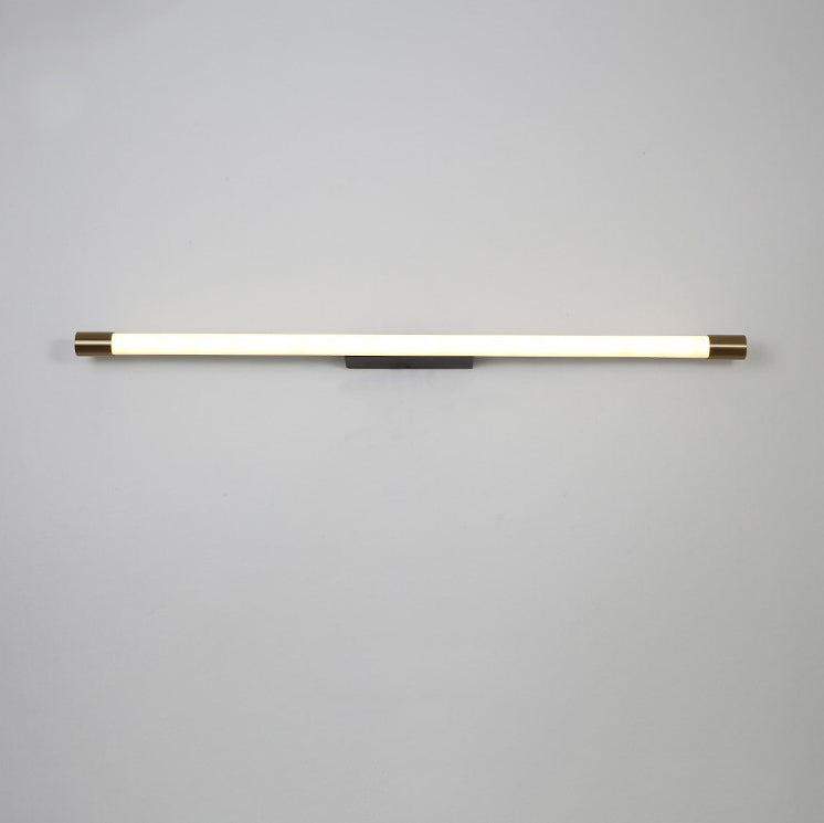 Minimalist Aluminum LED Wall Sconce Lamp in Thin Tube Design for Living Room