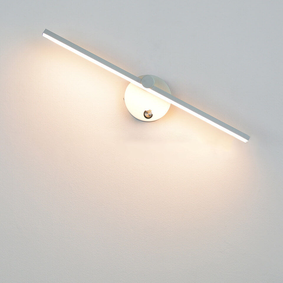 Nordic Minimalist Aluminum LED Wall Sconce Lamp for Bathroom Vanity