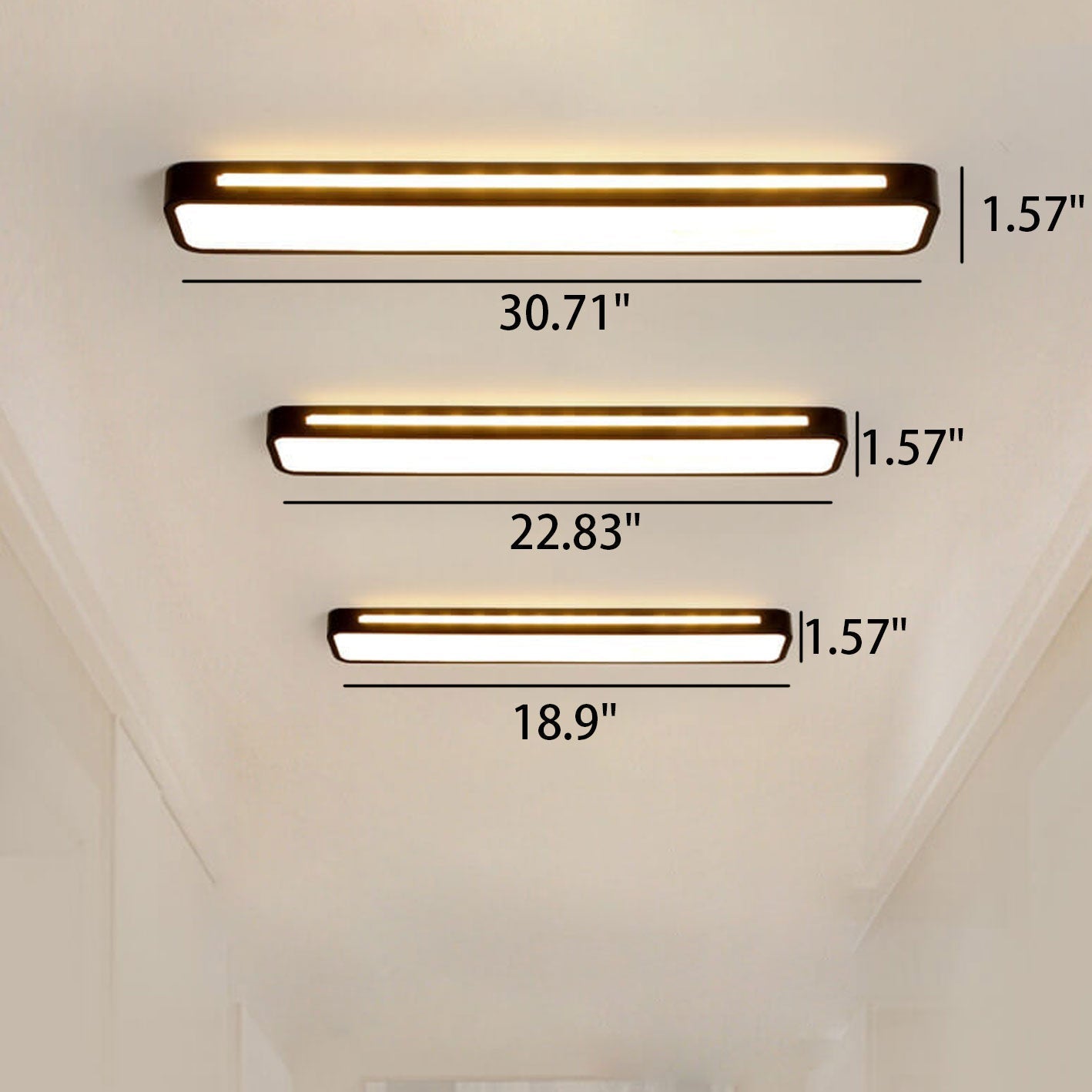 Nordic Minimalist White LED Flush Mount Ceiling Light for Modern Spaces