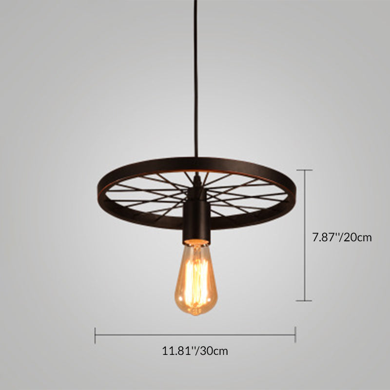 Vintage Industrial Wrought Iron 1/3/6-Light Chandelier for Loft Spaces