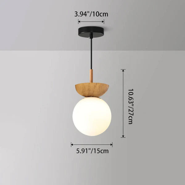Contemporary Glass Iron Orb Semi-Flush Mount Light for Living Room