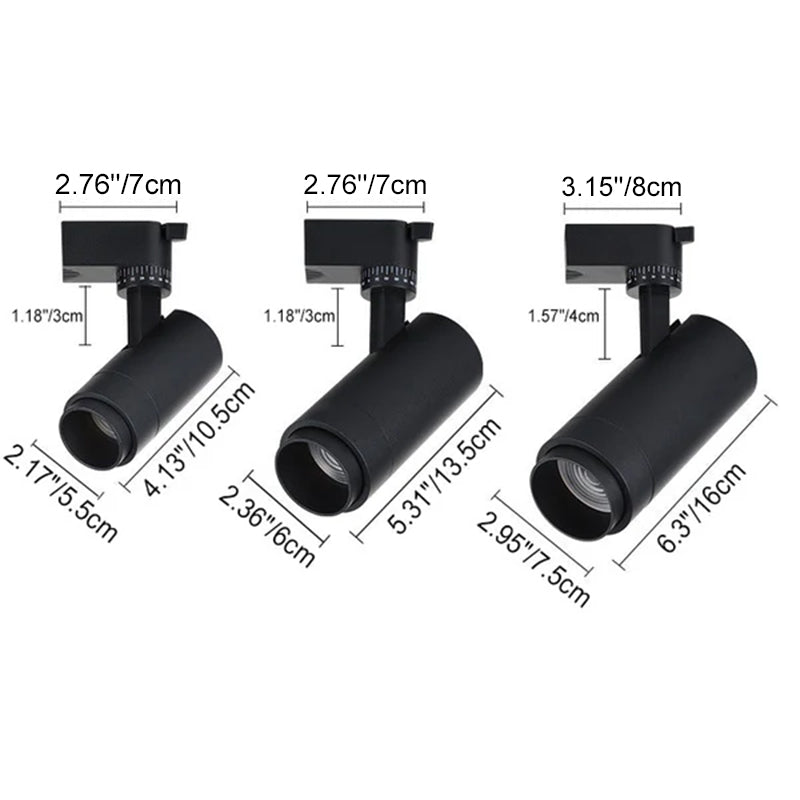 Modern Minimalist LED Track Spotlight - Adjustable Dimmable Lighting for Living Room