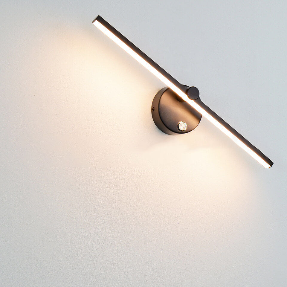 Nordic Minimalist Aluminum LED Wall Sconce Lamp for Bathroom Vanity