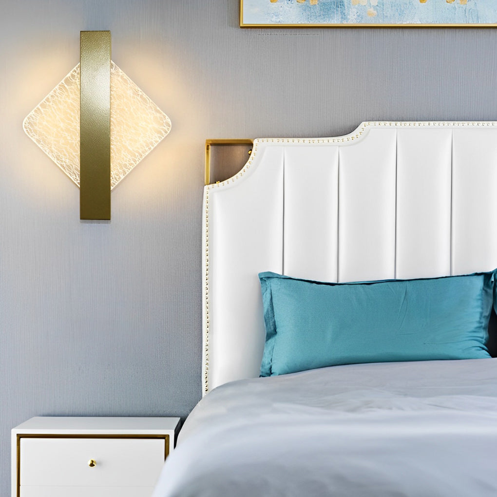Nordic LED Wall Lamp, Round Square Semicircle Design for Bedroom Decor