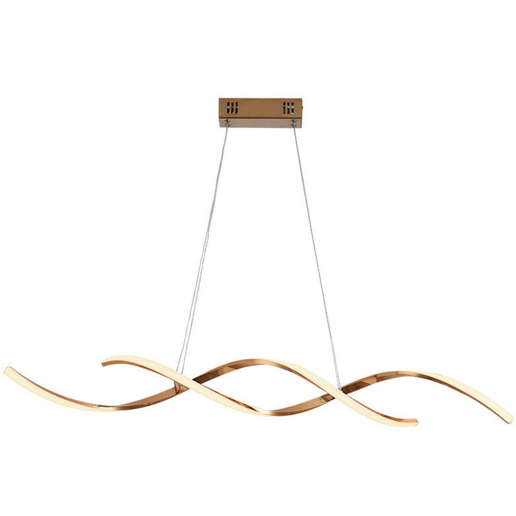 Sleek Modern Minimalist LED Chandelier Pendant Light for Kitchen Island