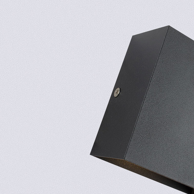 Sleek White Aluminum Square LED Wall Sconce for Contemporary Spaces