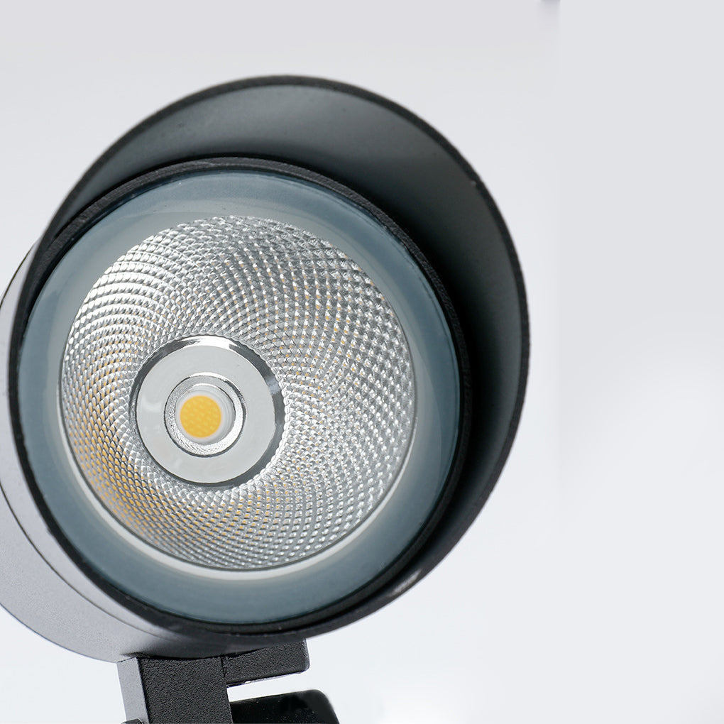 Sleek Black Waterproof LED Outdoor Spotlights for Garden Pathway Lighting