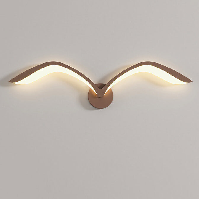Nordic Minimalist White Acrylic LED Wall Sconce for Living Room Decor