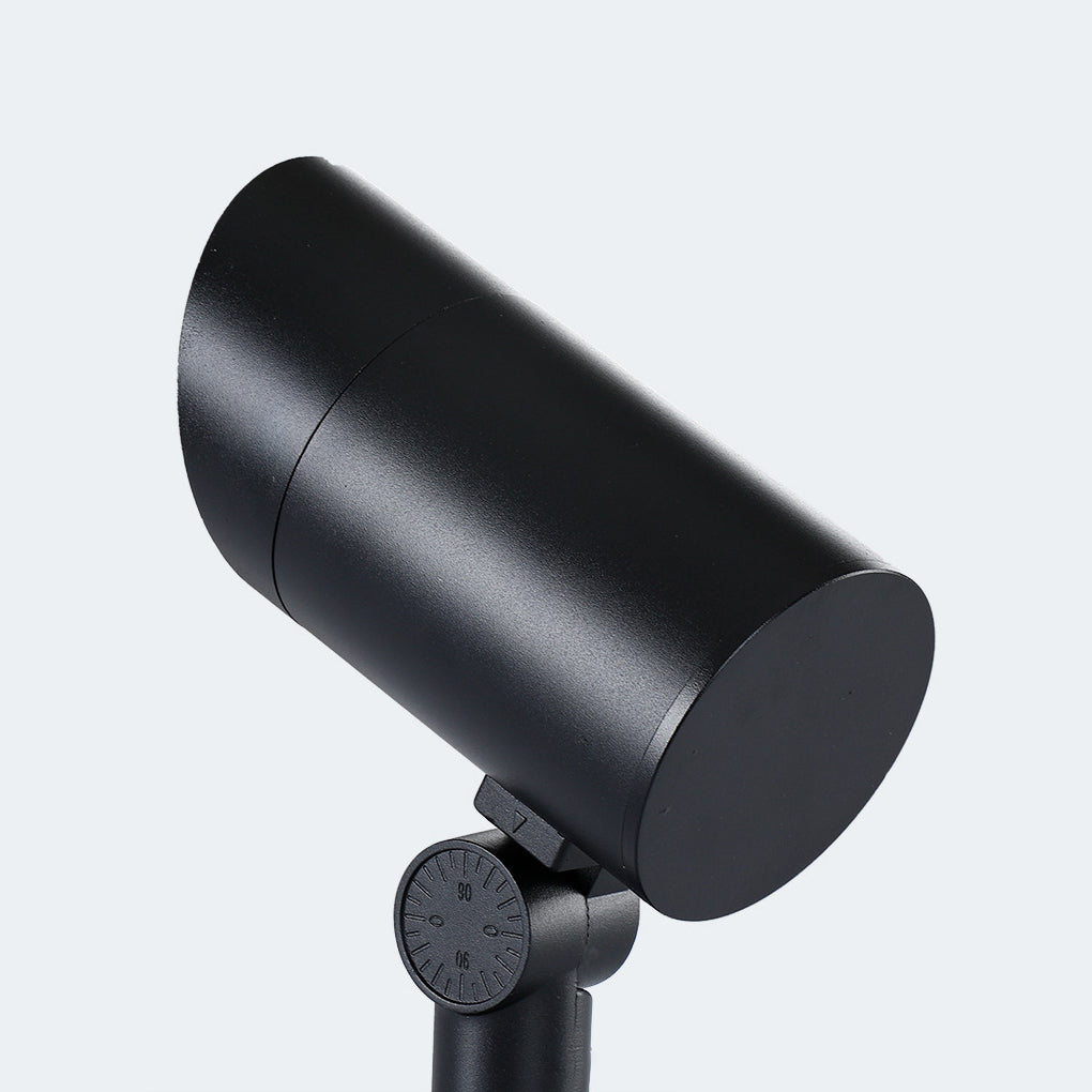 Sleek Black Waterproof LED Outdoor Spotlights for Garden Pathway Lighting