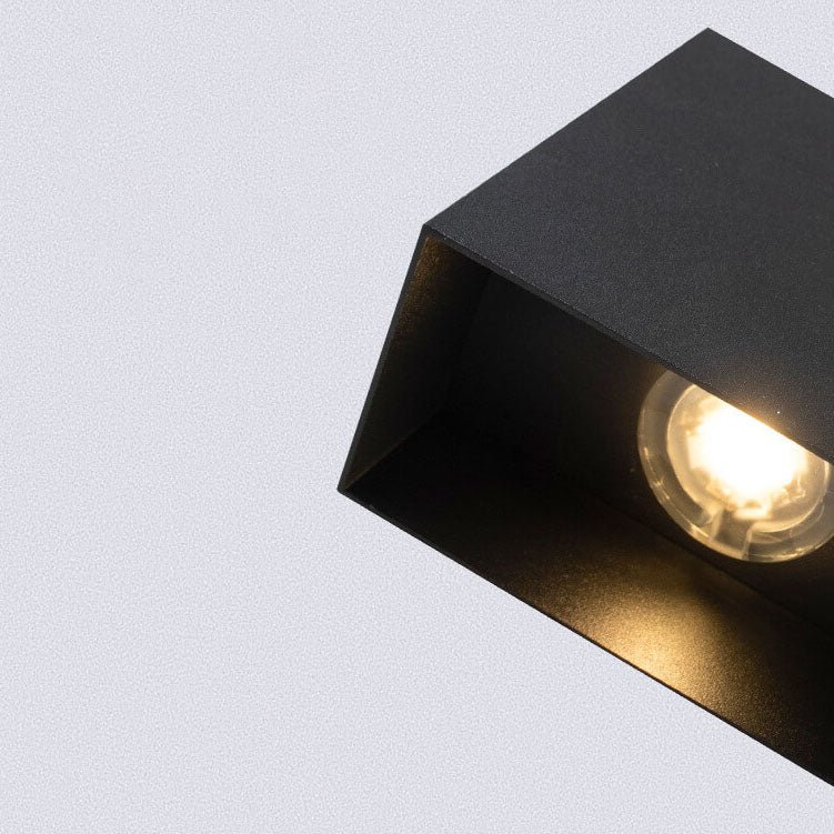 Sleek White Aluminum Square LED Wall Sconce for Contemporary Spaces