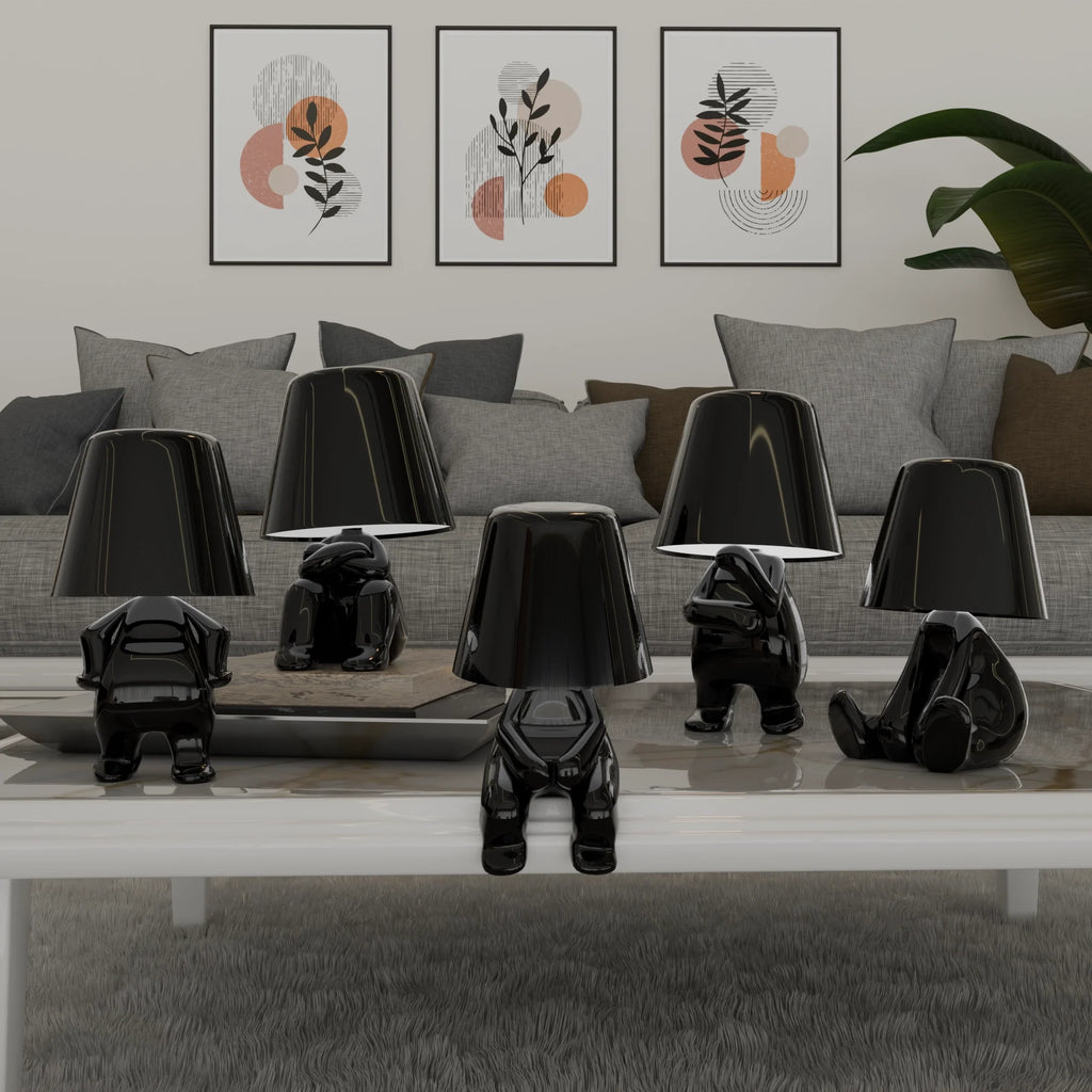 Elegant Black Metal Table Lamp Collection for Modern Living Spaces