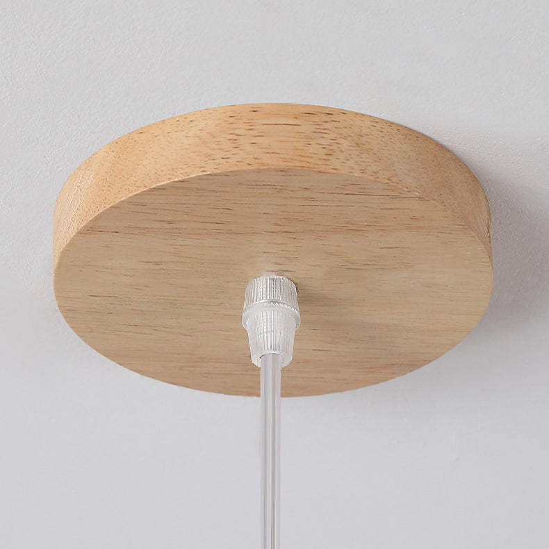 Modern Bamboo Woven Cylinder Chandelier Pendant Light for Living Room