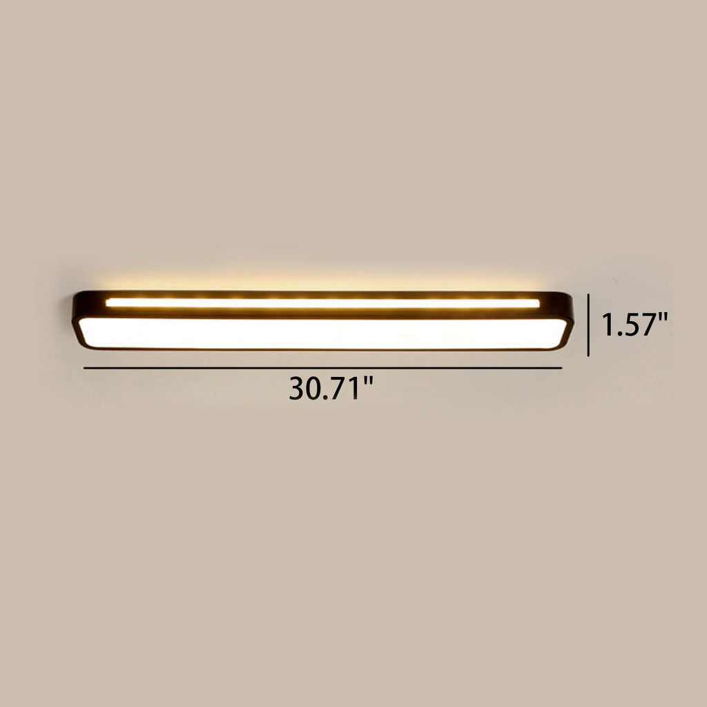 Nordic Minimalist White LED Flush Mount Ceiling Light for Modern Spaces