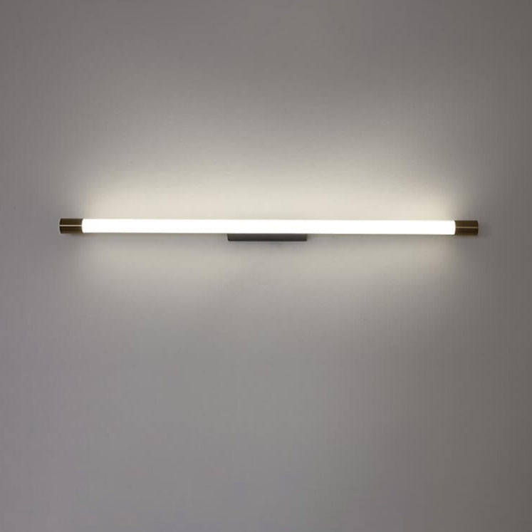 Minimalist Aluminum LED Wall Sconce Lamp in Thin Tube Design for Living Room