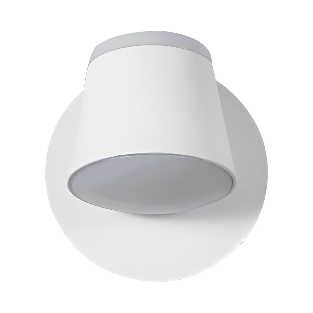 Modern White Adjustable LED Up-Down Wall Sconces for Living Room Decor