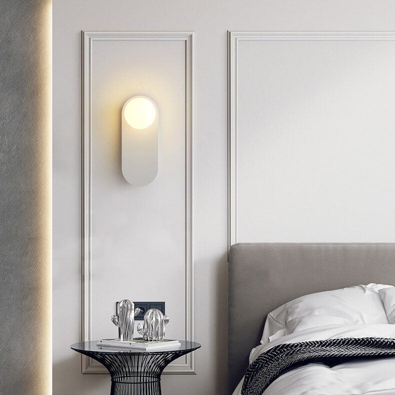 Nordic Minimalist Clear Glass Wall Sconce Light for Modern Home Decor